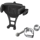 Ciro Phone Holder - Constrictor - Black - Chrome 7/8" | 1" Handlebar Mount - 0636-0572 50352